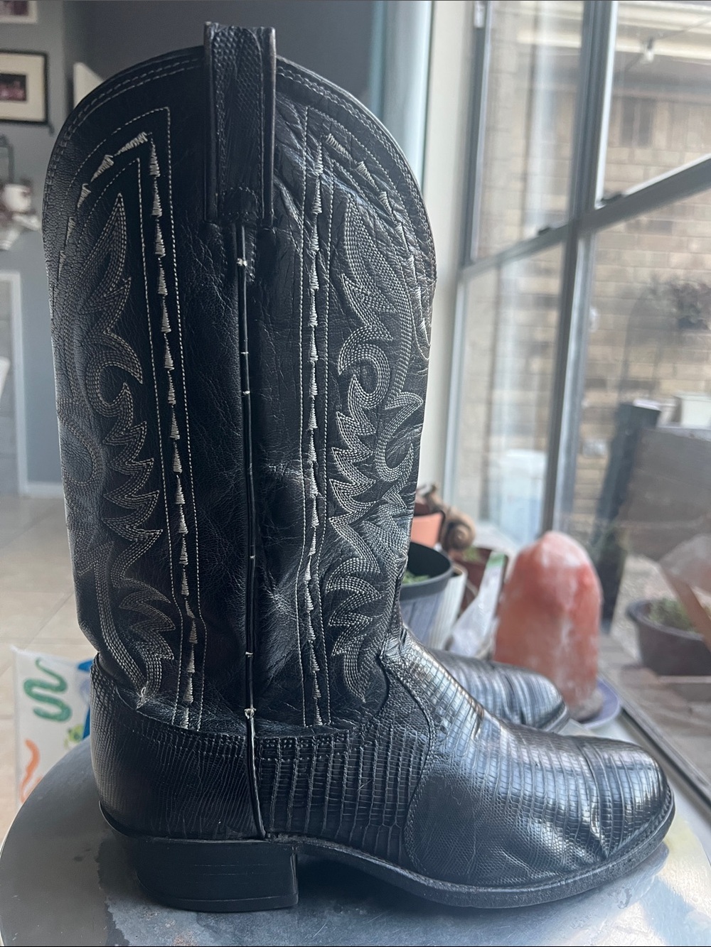 Dan Post vintage lizard boots